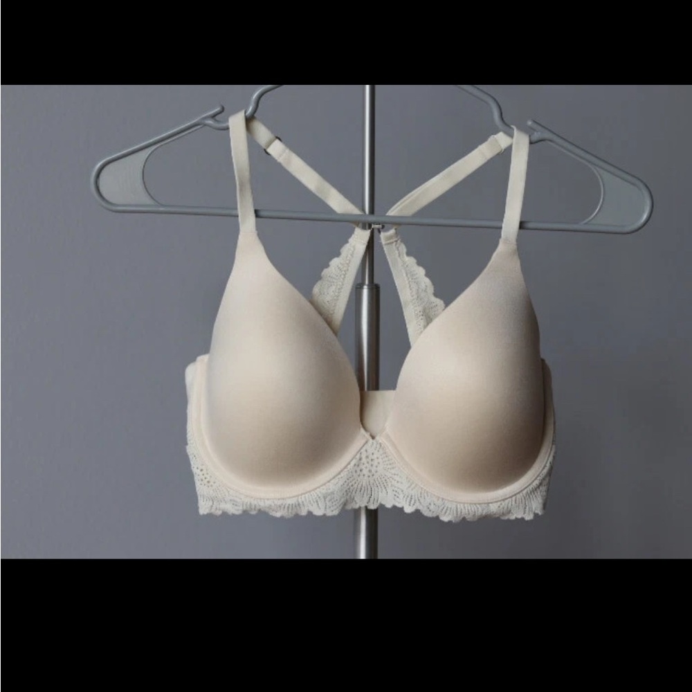 Aerie Sunnie 32DD Cream Lace Bra